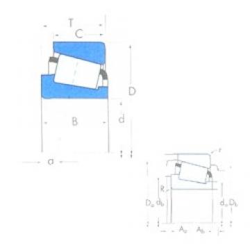 101,6 mm x 168,275 mm x 41,275 mm  Timken 687/672 Rolamentos de rolos gravados