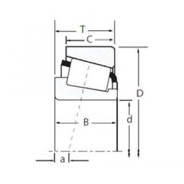 100 mm x 150 mm x 32 mm  Timken X32020XM/Y32020XM Rolamentos de rolos gravados