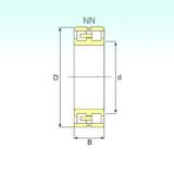 105 mm x 160 mm x 41 mm  ISB NN 3021 TN9/SP Rolamentos cilíndricos