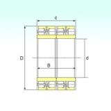 1000 mm x 1360 mm x 800 mm  ISB FCDP 200272800 Rolamentos cilíndricos