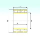 100 mm x 150 mm x 106 mm  ISB FC 2030106 Rolamentos cilíndricos