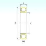 110 mm x 200 mm x 53 mm  ISB NUP 2222 Rolamentos cilíndricos