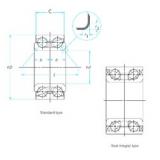 30 mm x 60 mm x 37 mm  FAG 532012RB Rolamentos de esferas de contacto angular