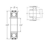 35 mm x 72 mm x 17 mm  NTN EC-6207LLB Rolamentos de esferas profundas