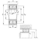 60 mm x 110 mm x 36,5 mm  FAG 3212-B-2Z-TVH Rolamentos de esferas de contacto angular